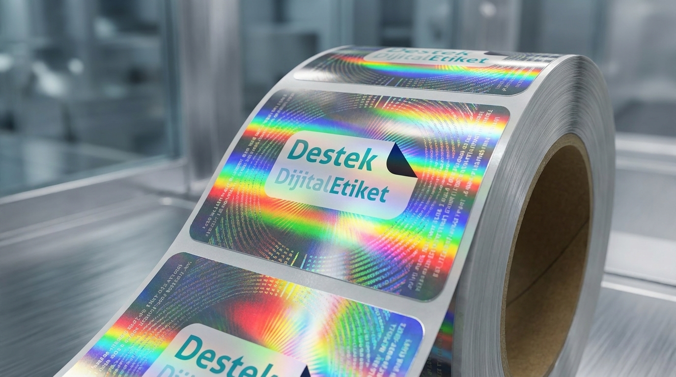 Hologram etiket numune görünümü